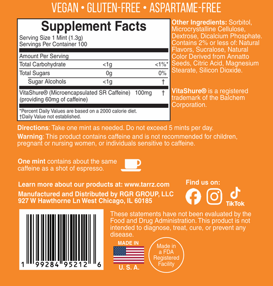 TARRZ Vanilla Tang - 100 Mints